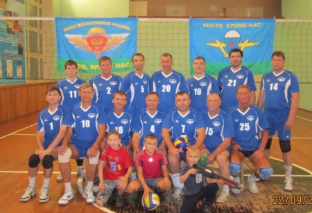 Команда ветеранов заняла первое место на Первенстве Томской области по волейболу